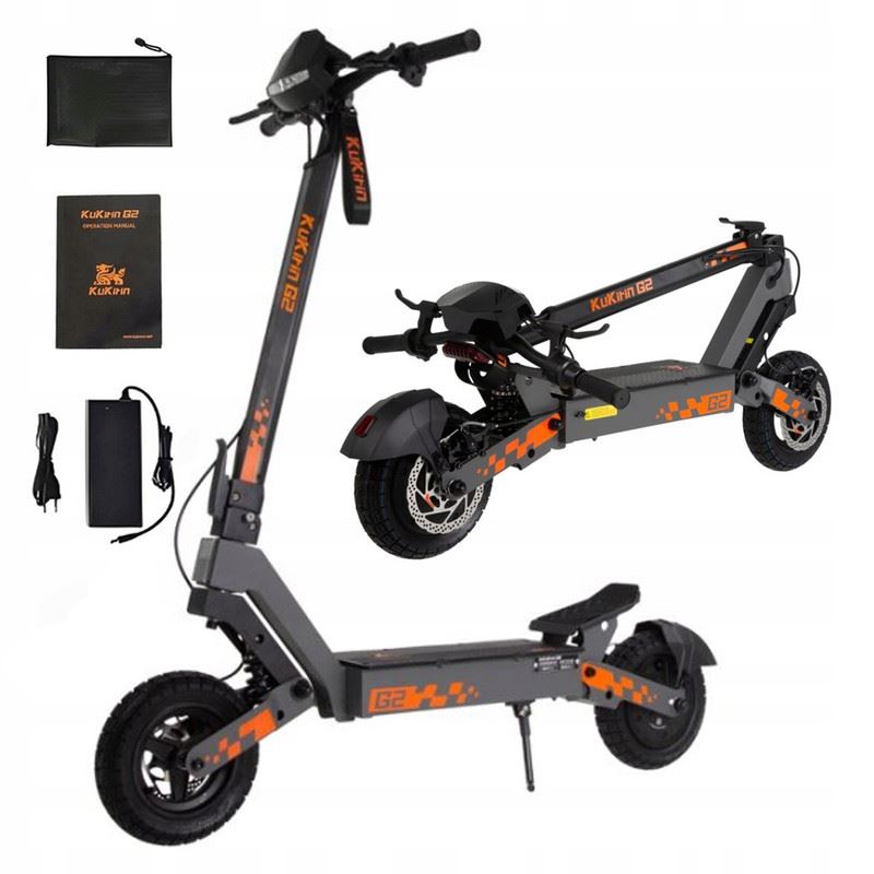 Trottinette électrique KuKirin G2 – Batterie 48V15Ah – Moteur 1200W – Autonomie 55km